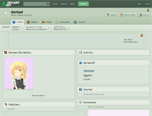 Tablet Screenshot of dantaat.deviantart.com