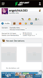 Mobile Screenshot of angelchick383.deviantart.com
