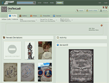 Tablet Screenshot of oratexladi.deviantart.com