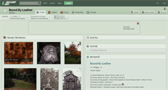 Desktop Screenshot of bound-by-leather.deviantart.com