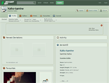 Tablet Screenshot of kaiko-isamine.deviantart.com