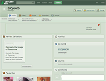 Tablet Screenshot of euqnimod.deviantart.com