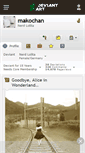 Mobile Screenshot of makochan.deviantart.com