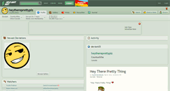 Desktop Screenshot of heythereprettyplz.deviantart.com