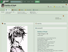 Tablet Screenshot of debitto-of-noah.deviantart.com