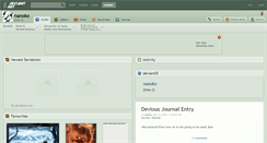 Desktop Screenshot of nanoko.deviantart.com