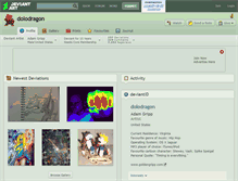 Tablet Screenshot of dolodragon.deviantart.com