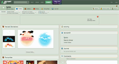 Desktop Screenshot of lymn.deviantart.com