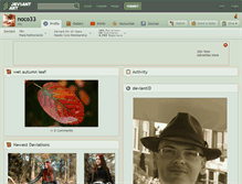 Tablet Screenshot of noco33.deviantart.com