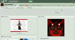 Desktop Screenshot of commonkestrel.deviantart.com
