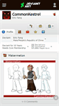 Mobile Screenshot of commonkestrel.deviantart.com