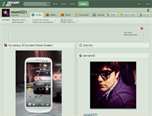Tablet Screenshot of noumi321.deviantart.com