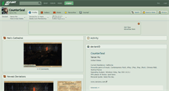 Desktop Screenshot of counterseal.deviantart.com