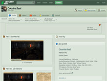 Tablet Screenshot of counterseal.deviantart.com