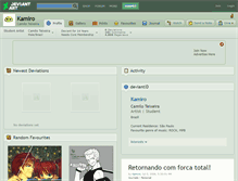 Tablet Screenshot of kamiro.deviantart.com