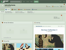 Tablet Screenshot of bebrothertonla.deviantart.com