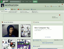 Tablet Screenshot of gabrielpenachristian.deviantart.com