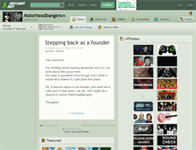 Tablet Screenshot of motorheadbangers.deviantart.com