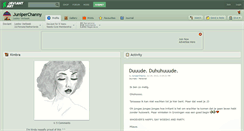 Desktop Screenshot of juniperchanny.deviantart.com