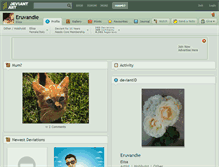 Tablet Screenshot of eruvandie.deviantart.com