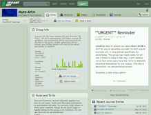 Tablet Screenshot of muro-art.deviantart.com