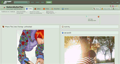 Desktop Screenshot of nomorebutterflies.deviantart.com