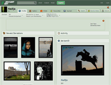 Tablet Screenshot of nadija.deviantart.com