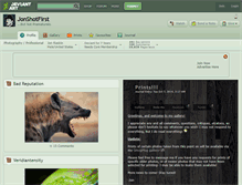 Tablet Screenshot of jonshotfirst.deviantart.com