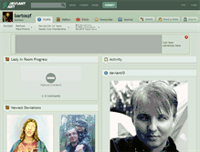 Tablet Screenshot of bartoszf.deviantart.com