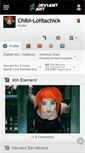Mobile Screenshot of chibi-lolitachick.deviantart.com