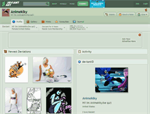 Tablet Screenshot of animekiky.deviantart.com
