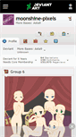 Mobile Screenshot of moonshine-pixels.deviantart.com