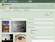 Tablet Screenshot of i-shadow-me.deviantart.com