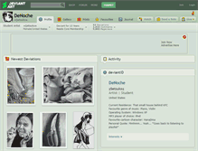 Tablet Screenshot of denoche.deviantart.com