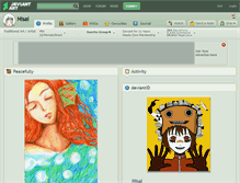 Tablet Screenshot of nisai.deviantart.com