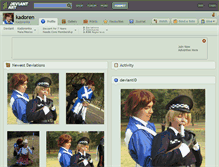 Tablet Screenshot of kadoren.deviantart.com