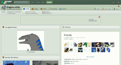 Desktop Screenshot of dragons-white.deviantart.com