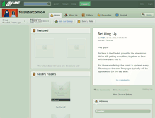 Tablet Screenshot of foxsistercomic.deviantart.com