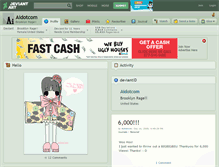 Tablet Screenshot of aidotcom.deviantart.com