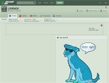 Tablet Screenshot of l0vekick.deviantart.com