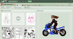 Desktop Screenshot of maki-ubermach.deviantart.com