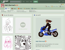 Tablet Screenshot of maki-ubermach.deviantart.com