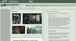 Desktop Screenshot of dieselpunkmachine.deviantart.com