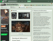Tablet Screenshot of dieselpunkmachine.deviantart.com