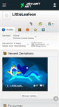 Mobile Screenshot of littleleafeon.deviantart.com