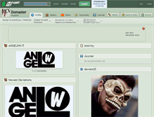 Tablet Screenshot of domaster.deviantart.com