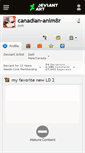 Mobile Screenshot of canadian-anim8r.deviantart.com