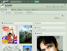 Tablet Screenshot of jayicesight.deviantart.com