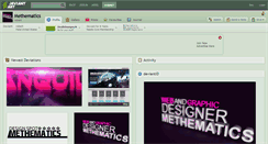 Desktop Screenshot of methematics.deviantart.com