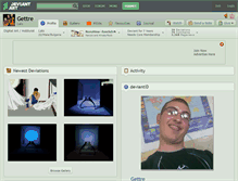 Tablet Screenshot of gettre.deviantart.com